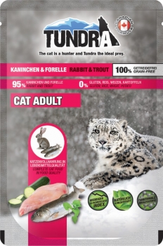 Tundra Cat Kaninchen Forelle 85g